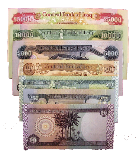 Central Bank of Iraq Withdraw 50 dinars Banknote from trading